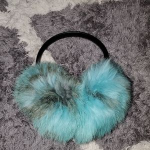 Real fox ear muffs